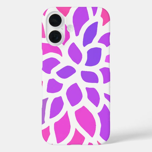 Coques Case-Mate iPhone Fleur Hippie rose Rétro Moderne (Verso)