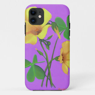 Coques Pour iPhone Fleur jaune de trèfle