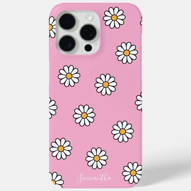 Coques Case-Mate iPhone Fleur marguerite blanche mignonne (Verso)