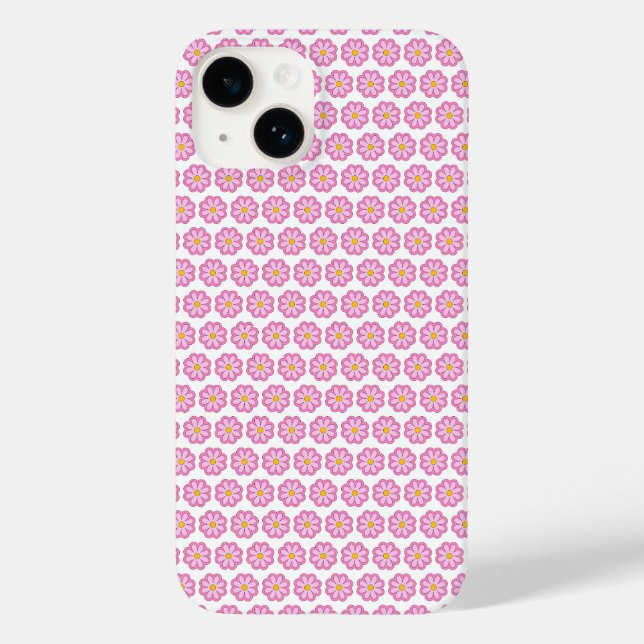 Coques Case-Mate iPhone Fleur marguerite rose mignonne (Verso)