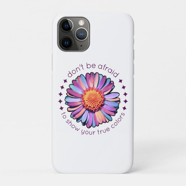 Coques Case-Mate iPhone Fleur mignonne violet rose bleu marguerite femmes  (Dos)