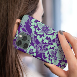 Case-Mate iPhone Case Fleur minimaliste violet style