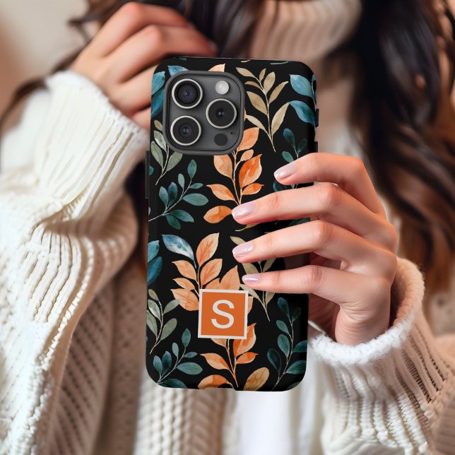 Coques Case-Mate iPhone Fleur Monogram Boho (Créateur téléchargé)