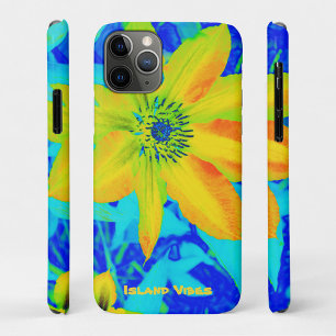 Case-Mate iPhone Case Fleur orange jaune brillant Personnalisée