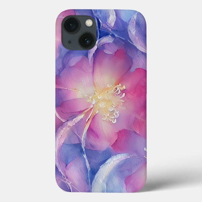 Coques Case-Mate iPhone Fleur pastel éthérée  (Verso)