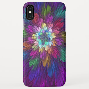 Case-Mate iPhone Case Fleur psychédélique colorée Art fractal Abstrait