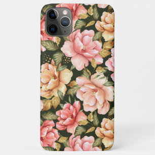 Case-Mate iPhone Case Fleur rose et jaune. Motif romantique