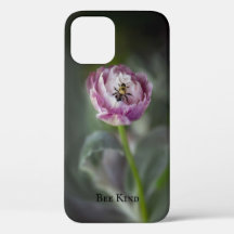 Fleur Rose Inspirante et Bourdon
