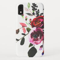 Fleur sauvage vintage chic d'aquarelle floral