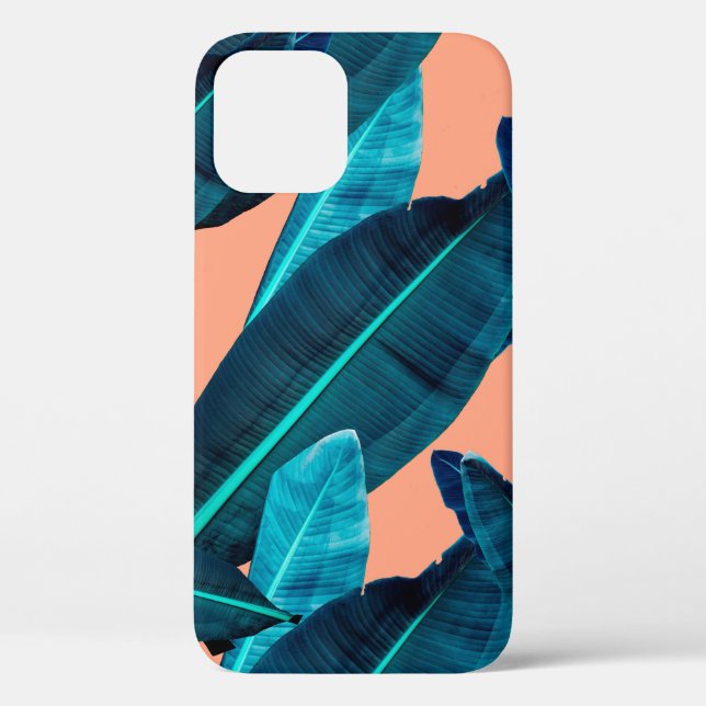 Coques Case-Mate iPhone Fleur tropicale, plante et motif de feuilles b (Verso)