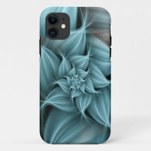 Case-Mate iPhone Case Fleur Turquoise Magnifique Fractale