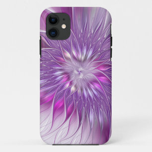 Case-Mate iPhone Case Fleur violette rose Passion Abstrait Art fractal