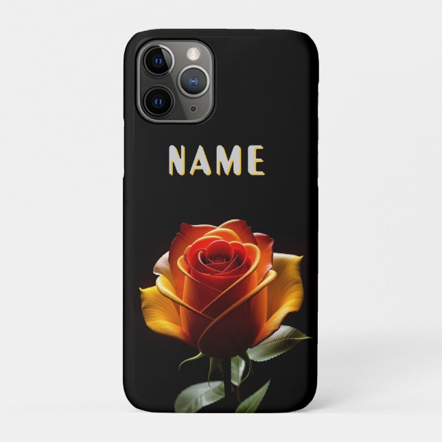 Coques Case-Mate iPhone Fleur vive brillante avec des accents néons (Dos)