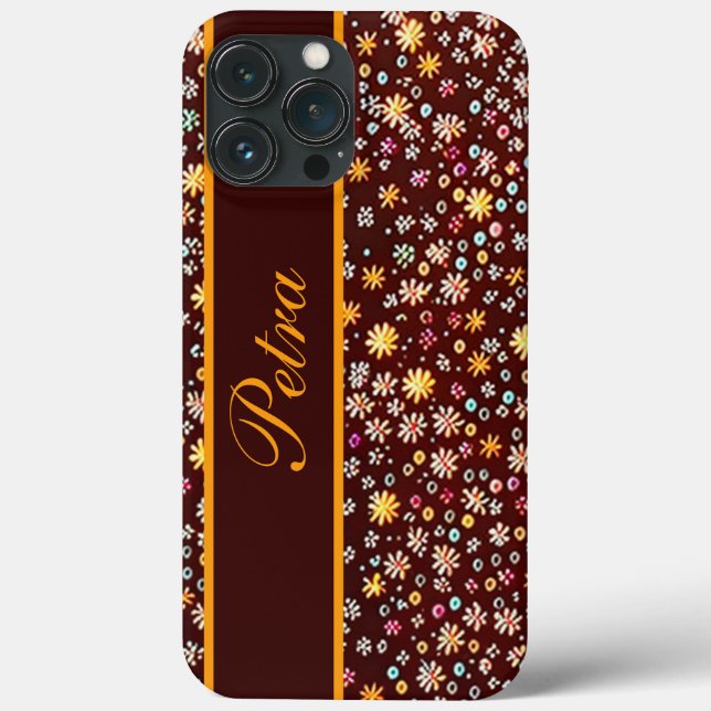 Coques Case-Mate iPhone Fleuriste marron (Verso)