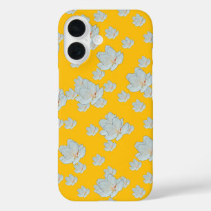 Coques iPhone 16 Fleurit Sur Jaune Soleil