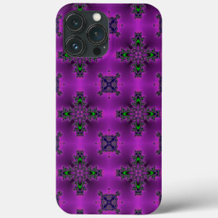Etui iPhone 13 Pro Max Fleurs abstraites Artdeco