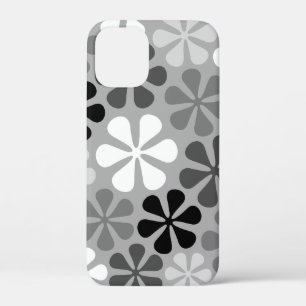 Case-Mate iPhone Case Fleurs Abstraites Gris noir blanc