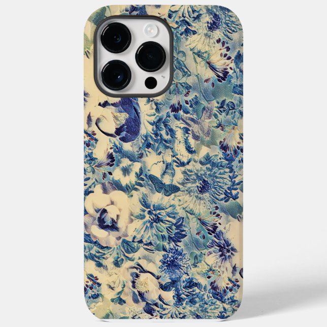 Coques Case-Mate iPhone Fleurs Abstraites rétros Papillon Jardin d'artisan (Verso)