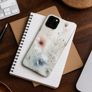 Case-Mate iPhone Case Fleurs aquarelles délicates et sophistiquées
