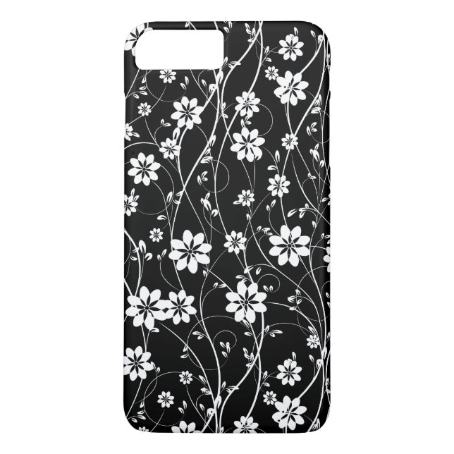 Coques Case-Mate iPhone Fleurs blanches délicates (Dos)