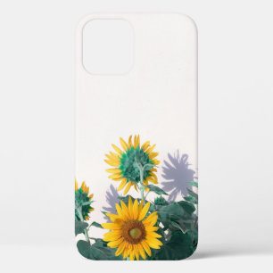 Case-Mate iPhone Case Fleurs bleues et jaunes sur le mur blanc