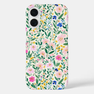Coques iPhone 16 Fleurs Colorées