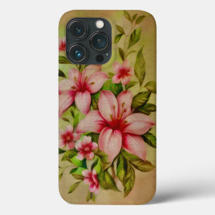 Case-Mate iPhone Case Fleurs colorées peintes avec Arrière - plan acryli