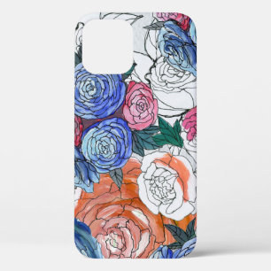 Case-Mate iPhone Case Fleurs colorées : Vibrant Motif sans couture