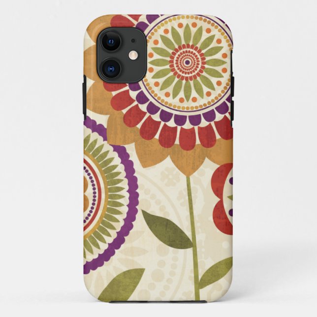 Coques Case-Mate iPhone Fleurs contemporaines d'automne (Dos)