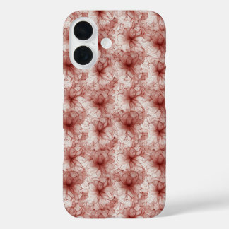 Coques iPhone 16 Fleurs dans le Voile de Scarlet