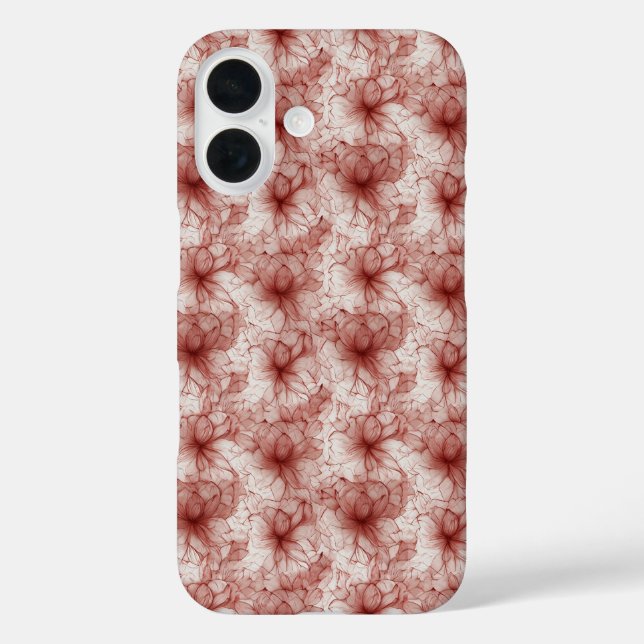 Coques Case-Mate iPhone Fleurs dans le Voile de Scarlet (Verso)