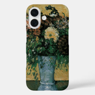 Coques iPhone 16 Fleurs dans un Vase Bleu par Paul Cezanne Art Vint