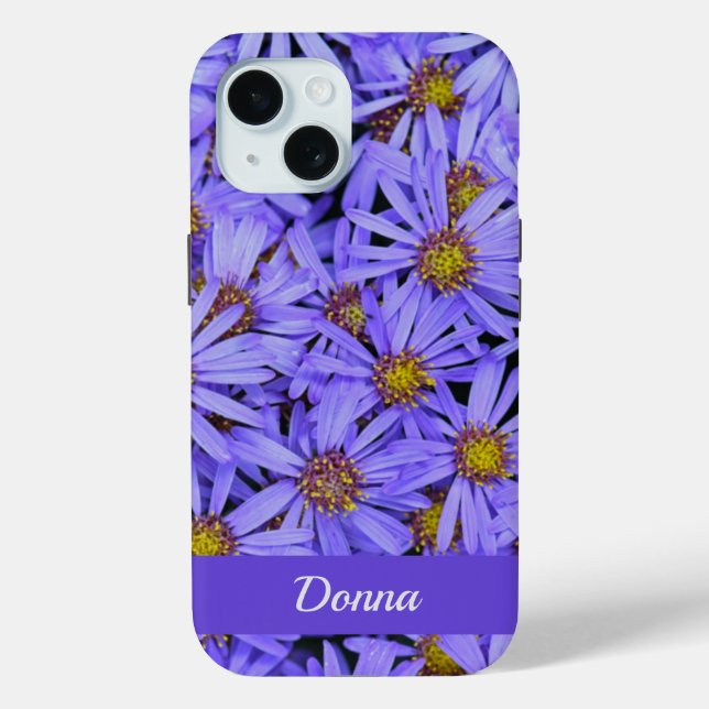 Coques Case-Mate iPhone Fleurs d'Aster violet à RHS Garden Wisley (Verso)
