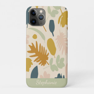 Case-Mate iPhone Case Fleurs d'automne botaniques Motif Feuille Personna