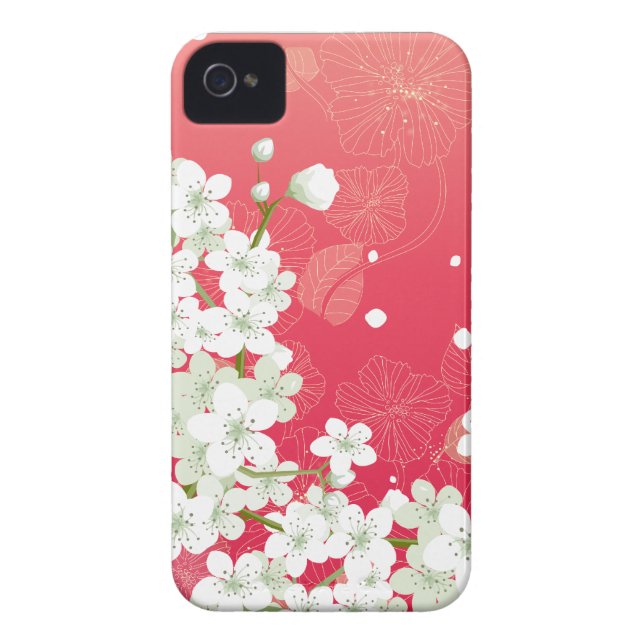 Coques Case-Mate iPhone Fleurs de cerisier Sakura (Dos)