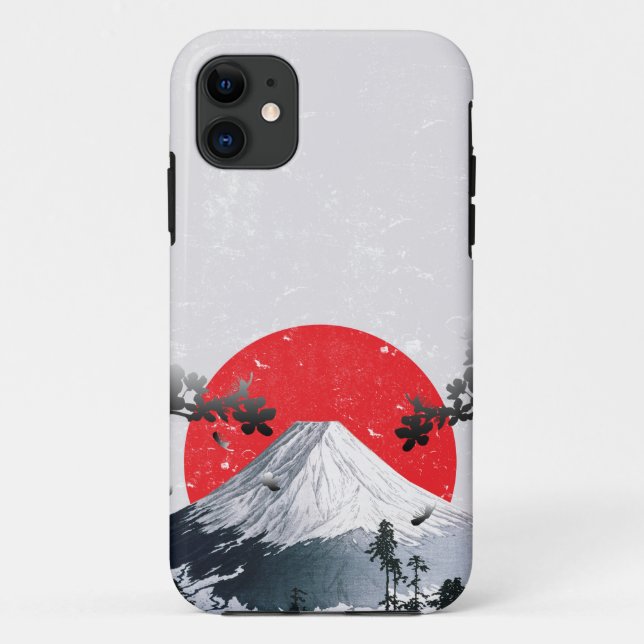 Coques Case-Mate iPhone Fleurs de cerisiers Mont Fuji Japon (Dos)