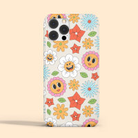 Fleurs de dessin animé rétro Joyeux Amusant Fantai