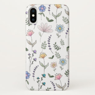 Case-Mate iPhone Case Fleurs de doodle aquarelle de printemps