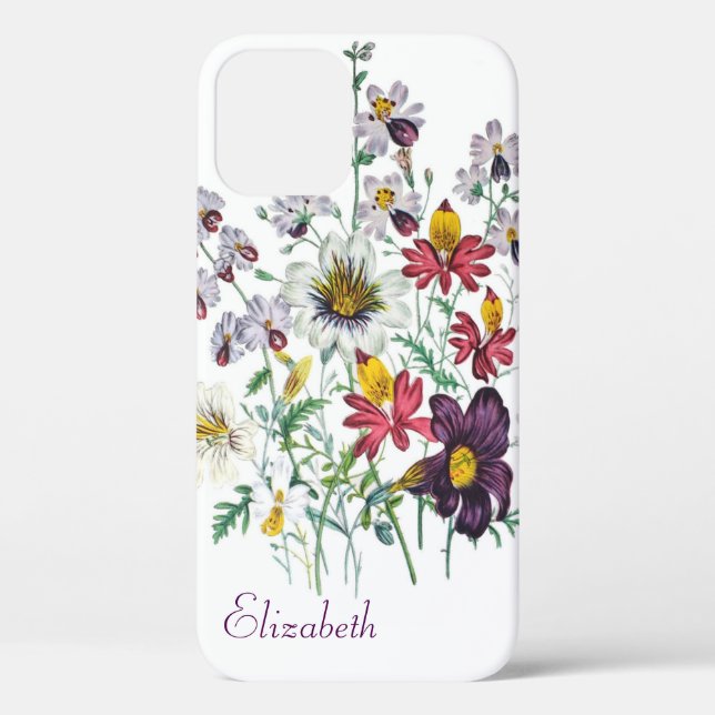 Coques Case-Mate iPhone Fleurs de fringes personnalisées/Fleurs de trompet (Verso)