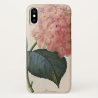 Fleurs de Jardin vintages, Hydrangée Rose Hortensi