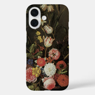 Coques iPhone 16 Fleurs de la Vieille Vie Baroque dans un Vase