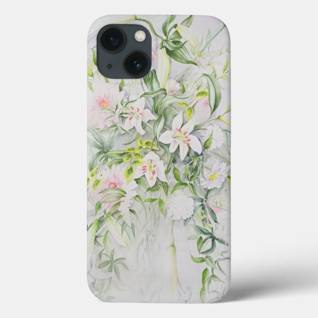Coques Case-Mate iPhone Fleurs de mariage pour Louisa et Robert (Verso)