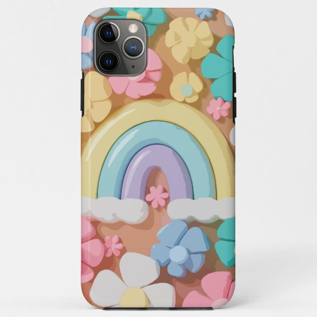 Coques Case-Mate iPhone Fleurs de Marshmallow Whimsical - Boîtier téléphon (Dos)