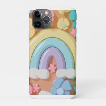 Fleurs de Marshmallow Whimsical - Boîtier téléphon