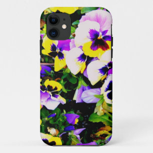 Coques Pour iPhone fleurs de pensée