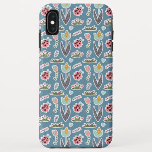 Case-Mate iPhone Case Fleurs de printemps et Motif de coccinelle