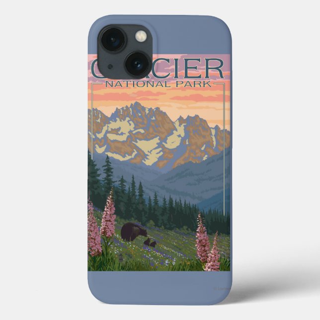 Coques Case-Mate iPhone Fleurs de printemps - Parc national des Glaciers,  (Verso)