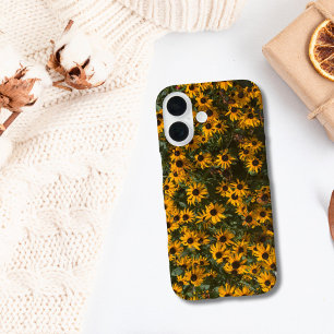 Coques iPhone 16 Fleurs de Rudbeckie à yeux noirs Jaune Floral