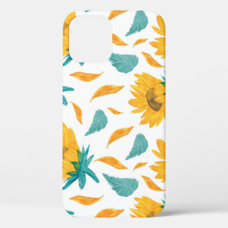 Case-Mate iPhone Case Fleurs de soleil d'aquarelle : Impression botaniqu