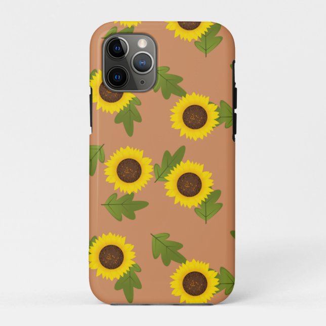 Coques Case-Mate iPhone Fleurs de soleil Pétales automne (Dos)